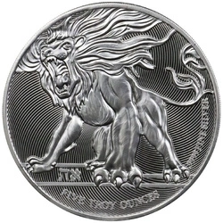 Niue: Roaring Lion of Judah 1 uncja Srebra 2019