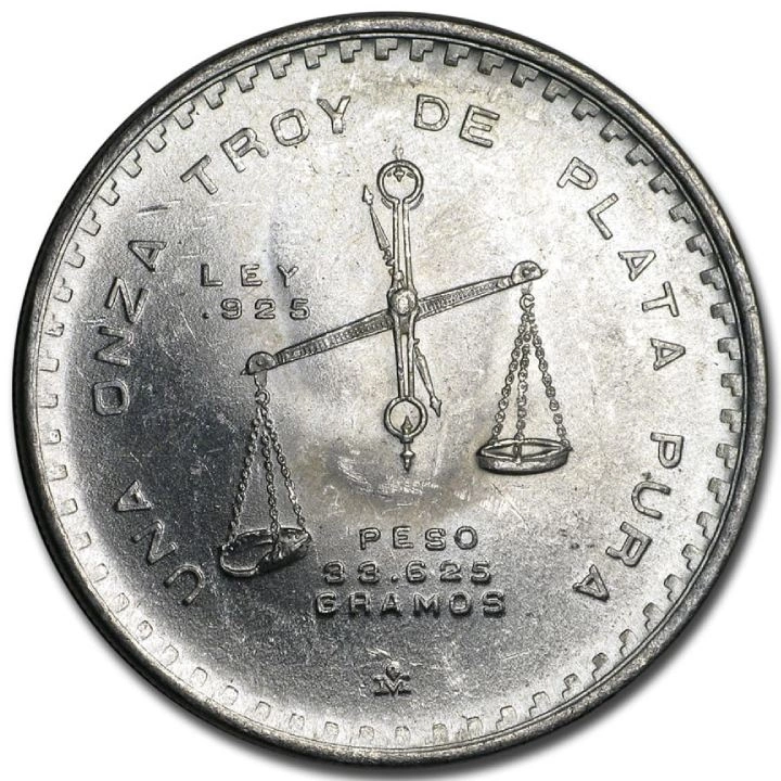 Meksyk: Onza Balance Scal 1 uncja Srebra 1980