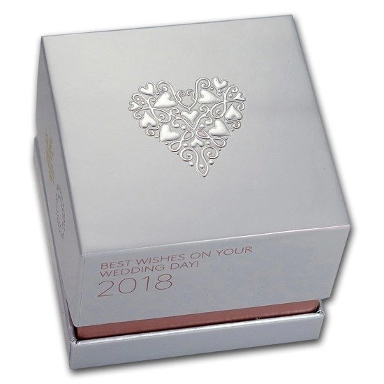 Moneta okolicznościowa. Życzenia ślubne 1 uncja Srebra 2018