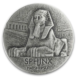 Czad: ERS Sphinx 5 uncji Srebra 2019 Antiqued Coin