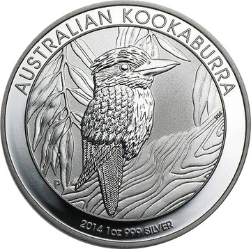 Kookaburra 1 uncja Srebra 2014