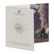 The Centenary of the Flying Scotsman £2 Miedzionikiel 2023