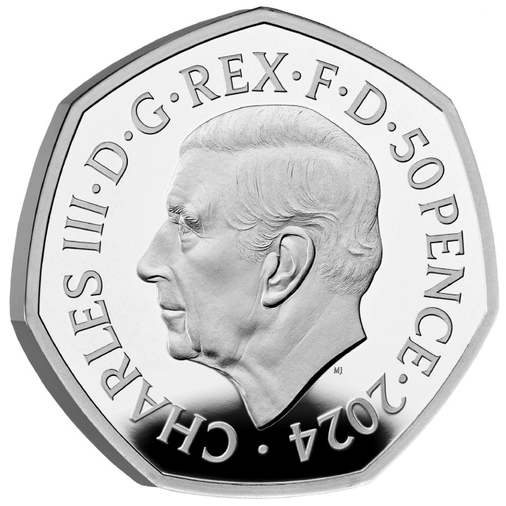 The Gruffalo's Child 2024 kolorowany 50p Srebro 2024 Proof