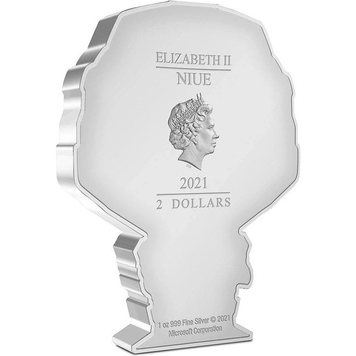 Niue: Halo - Master Chief Chibi Coin kolorowany 1 uncja Srebra 2021 Proof