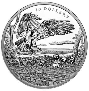 Canada: Multifaceted Animal Family - Bald Eagles 2 uncje Srebra 2022 Proof