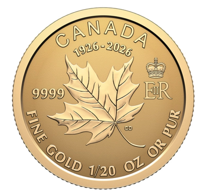Kanada: Zestaw 4 Złotych Monet Commemorate the 100th Birthday of Queen Elizabeth II 2026