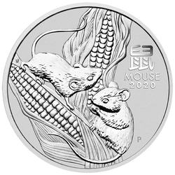 Lunar III: Rok Myszy 1/2 uncji Srebra 2020