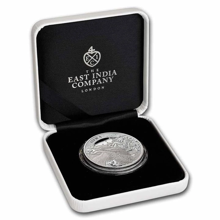 St Helena: Goddess - Hera and the Peacock 1 uncja Srebra 2022 Proof