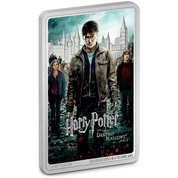 Niue: Harry Potter - Movie Poster 'Harry Potter and the Deathly Hallows Part 2' kolorowany 1 uncja Srebra 2021 Proof