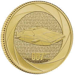 Bond Films of the 70s 1/4 uncji Złota 2023 Proof