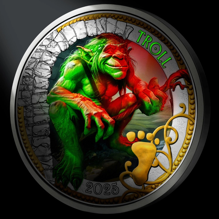 Mythical Creatures: Troll - Guardian of Legend 3 Euro Miedzionikiel 2025