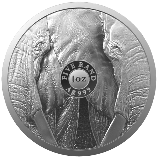 Big Five II: Elephant 1 uncja Srebra 2021