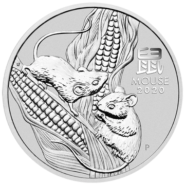 Lunar III: Rok Myszy 1 uncja Srebra 2020