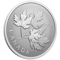 Kanadyjski Liść Klonowy “Gleaming Maple Leaf” $10 Srebro 2026 Reverse Proof