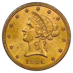Liberty Head $10 Złoto 1906