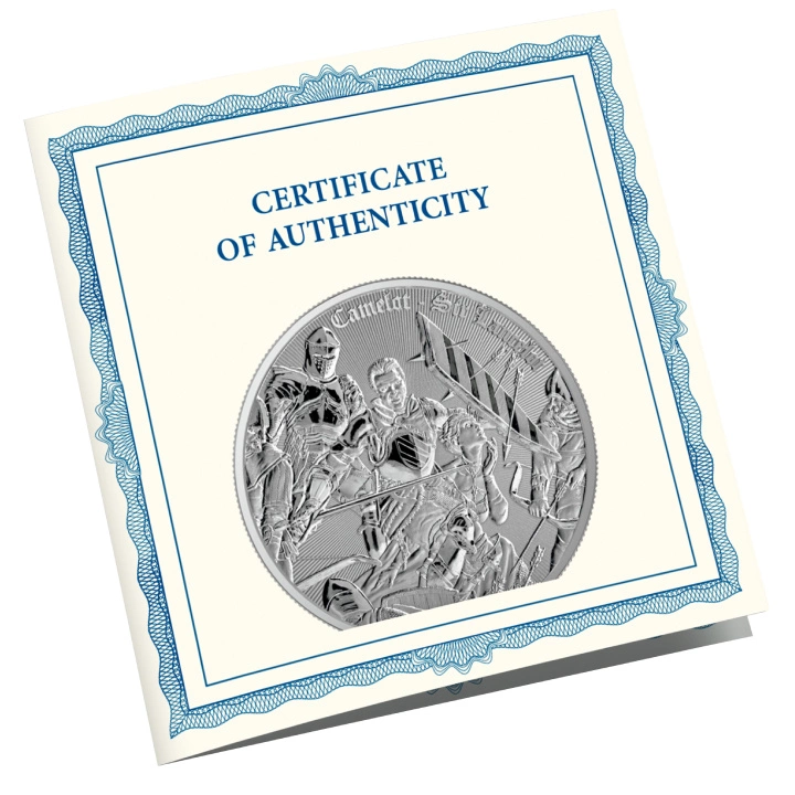 Niue: Camelot - Sir Lancelot 1 uncja Srebra 2024 Matte