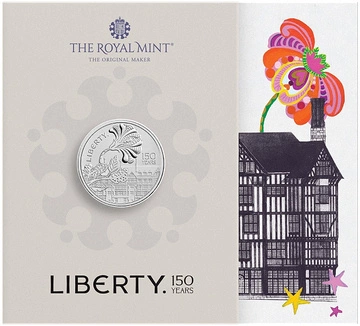 150. rocznica powstania Liberty £5 Miedzionikiel 2025