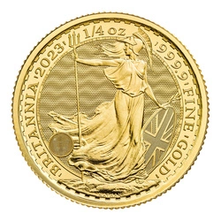 Britannia - Queen Elizabeth II 1/4 uncji Złota 2023