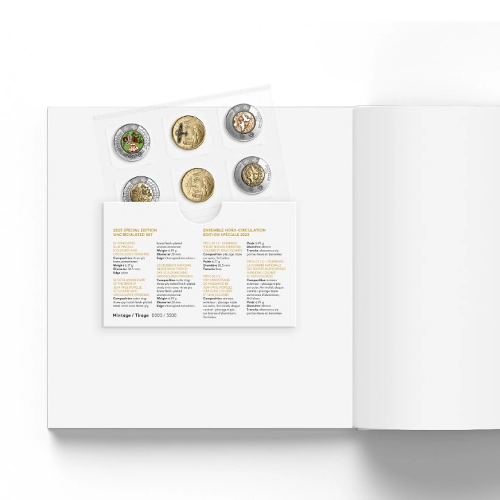 Zestaw Canada: Annual Collection Book with Special Edition 7 monet 2023