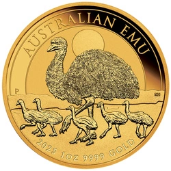 Australijski Emu 1 uncja Złota 2025