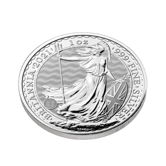 Britannia 1 uncja Srebra 2021 PAKIET 500 SZTUK