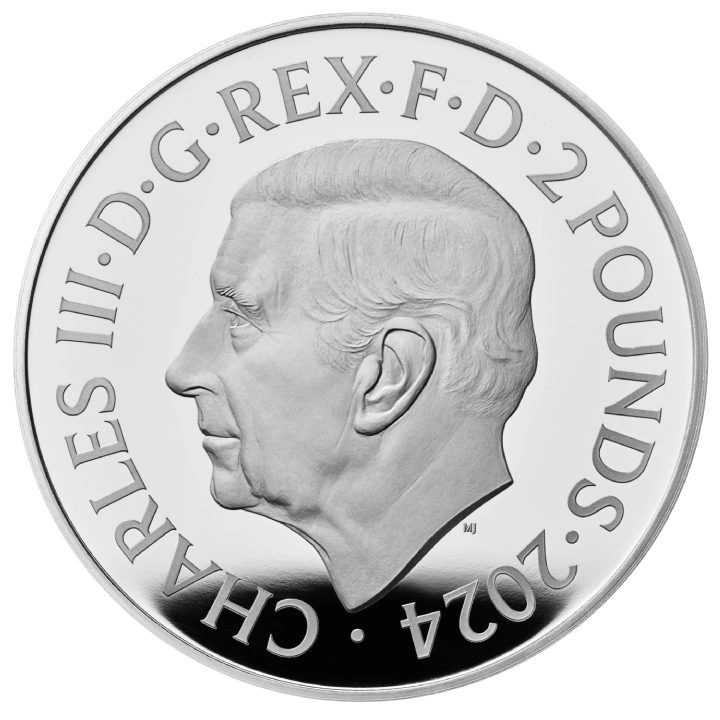 The Royal Tudor Beasts: The Tudor Dragon 1 uncja Srebra 2024 Proof