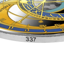 Malta: Prague - City Clocks kolorowany 1 uncja Srebra 2025 Proof