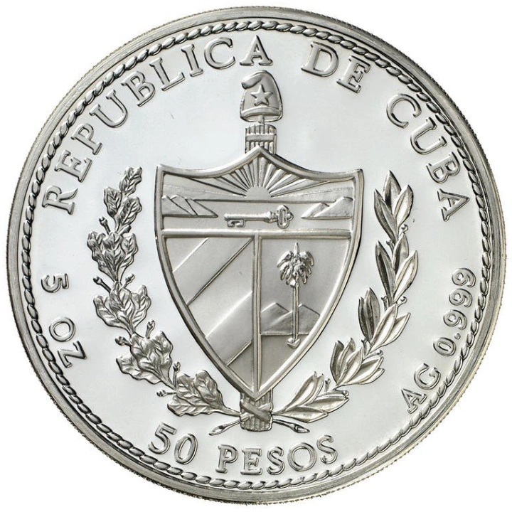 Kuba: Barcelona Olympic Stadium 5 uncji Srebra 1991