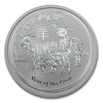 Rok Kozy (Year of the Goat) 1/2 Uncji Srebra