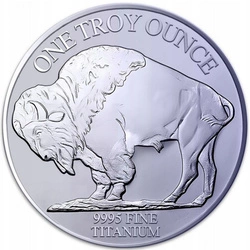 Amerykański Bizon 1 Uncja Tytanu 2026