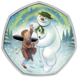 The Snowman kolorowany Srebro 2023 Proof