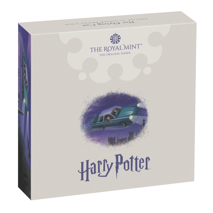 Harry Potter: The Flying Car 1 uncja Srebra 2025 Proof