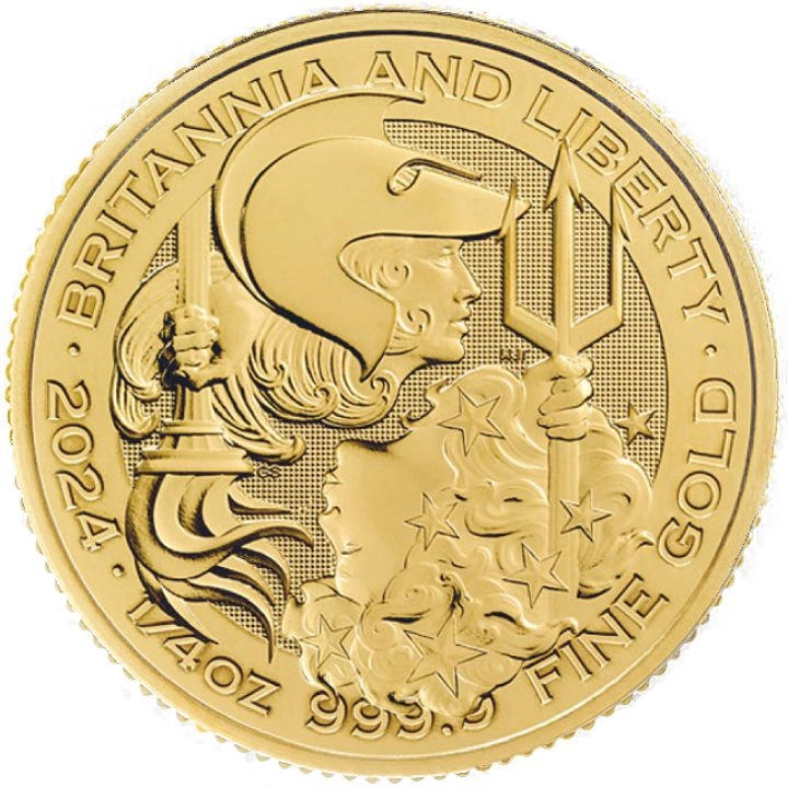 Britannia and Liberty 1/4 uncji Złota 2024