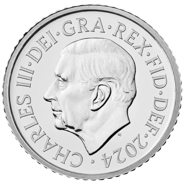 Zestaw 13 monet Miedzionikiel Wielka Brytania 2024