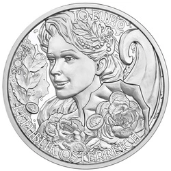 The Peony kolorowany 10 Euro Srebro 2024 Proof