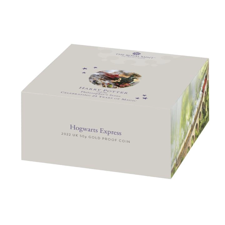 Harry Potter: Hogwarts Express 50p Złoto 2022 Proof