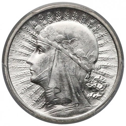 Polska: "Głowa Kobiety" 2 zł Srebro Rożne Roczniki