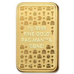 Sztabka PAC-MAN 45. rocznica 1 gram Złota 2025