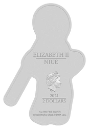 Niue: Ciastek kolorowany 1 uncja Srebra 2021