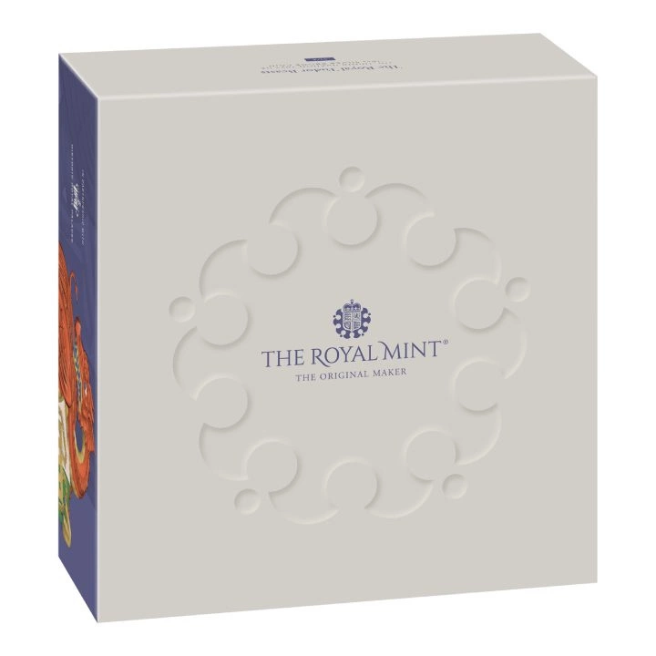 The Royal Tudor Beasts: The Tudor Dragon 10 uncji Srebra 2024 Proof