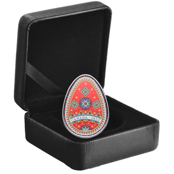 Canada: Pisanka $20 kolorowana Srebro 2025 Proof