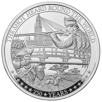 The Battle of Independence 5 uncji Srebra 2025 Proof