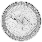 Australijski Kangur 1 uncja Srebra 2022