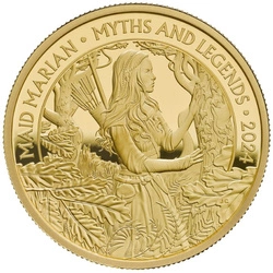 Myths & Legends: Maid Marian 1 uncja Złota 2024 Proof
