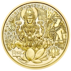 The Gold of India 100 Euro Złoto 2023 Proof