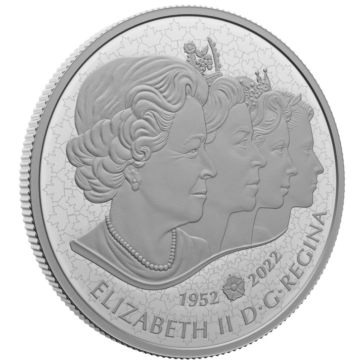 Canada: Queen Elizabeth II’s Reign $50 Srebro 2022 Proof