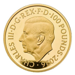 The Royal Tudor Beasts: The Queen’s Lion 1 uncja Złota 2026 Proof