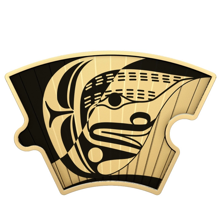 Zestaw Canada: The Celestial Circle kolorowany, pozłacany 8 srebrnych monet puzzli 2023 Proof