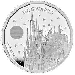 Harry Potter: Hogwarts School of Witchcraft and Wizardry 5 uncji Srebra 2023 Proof