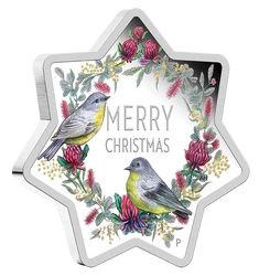 Gwiazda Świąteczna 1 uncja Srebra 2020 Proof